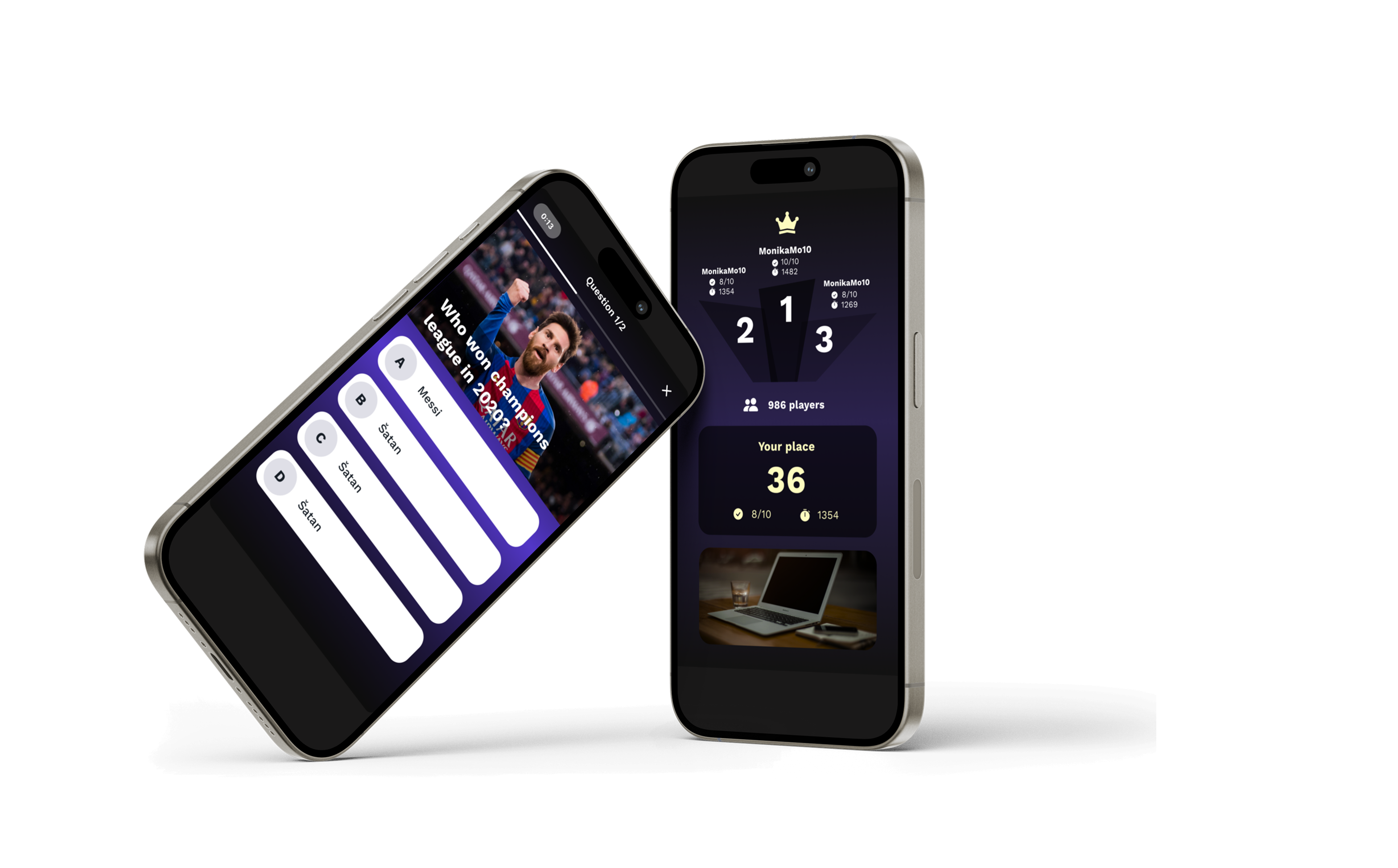 App quiz preview