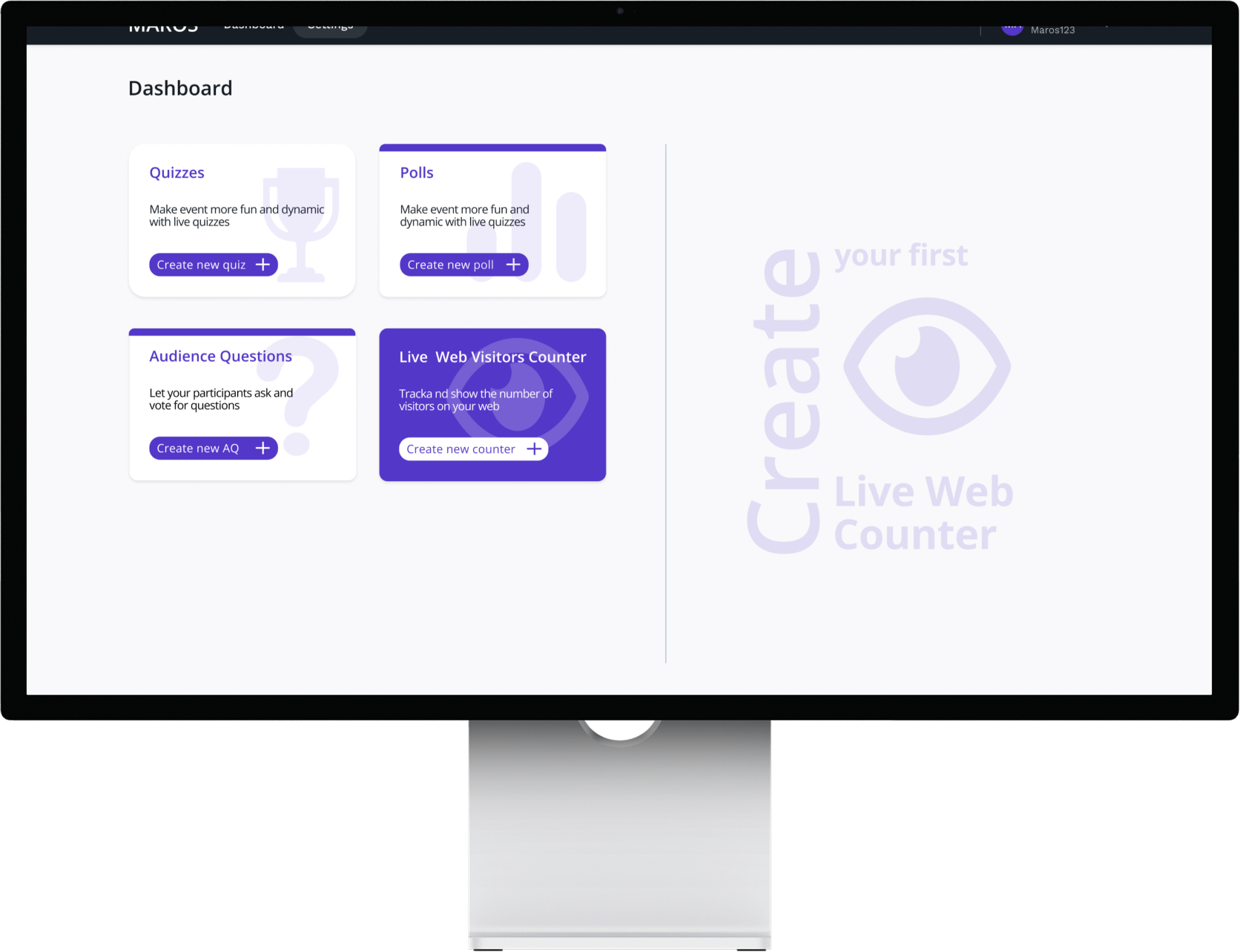 InteractionUp dashboard - your all-in-one hub for creating fan engagement